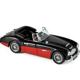 Austin Healey 3000 MK3 1964 Schwarz & rote Seiten 1:43