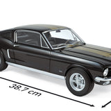 Ford Mustang Fastback 1968 Noir&Or 1/12 - 100pcs