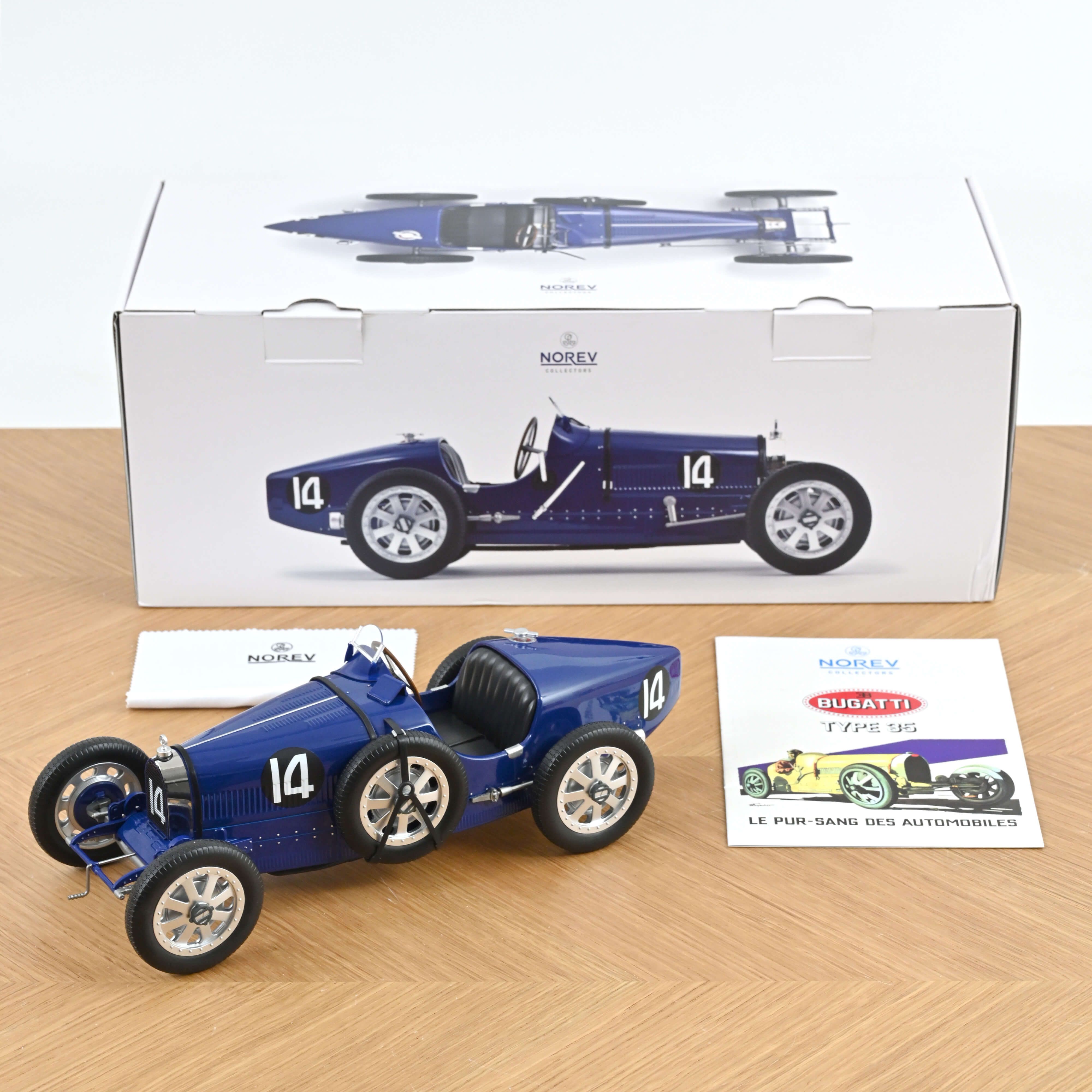 Bugatti T35 1925 Dark Blue 1:12