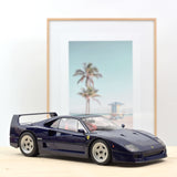 Ferrari F40 1987 Blue metallic 1:12