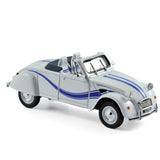 Citroën 2CV Cabrio Azelle 1990 Weiß mit blauer Deko 1:43