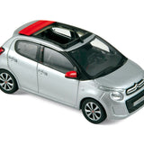 Citroën C1 Airscape 2014 Gallium Grau&Agrum Rot 1:43