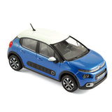 Citroën C3 2016 Kobaltblau/Weiß 1:43