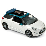 DS 3 Cabrio 2015 Pearl White&Emeraude 1:43