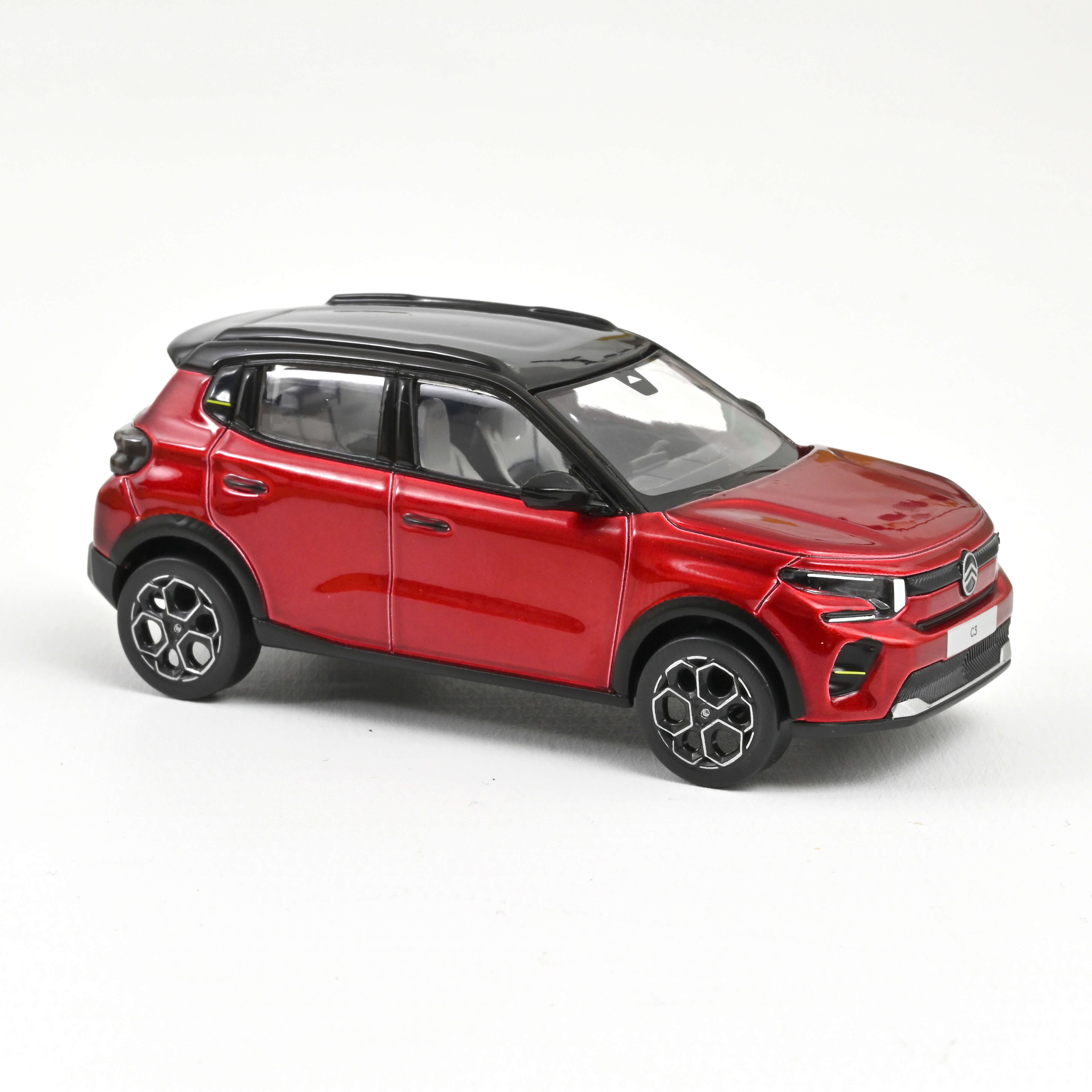 Citroën C3 2024 Elixir Red & Black roof 1:43