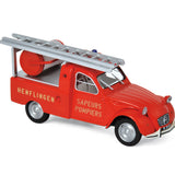 Citroën 2CV Pick-up mit Leiter 1963 Feuerwehr 1:43