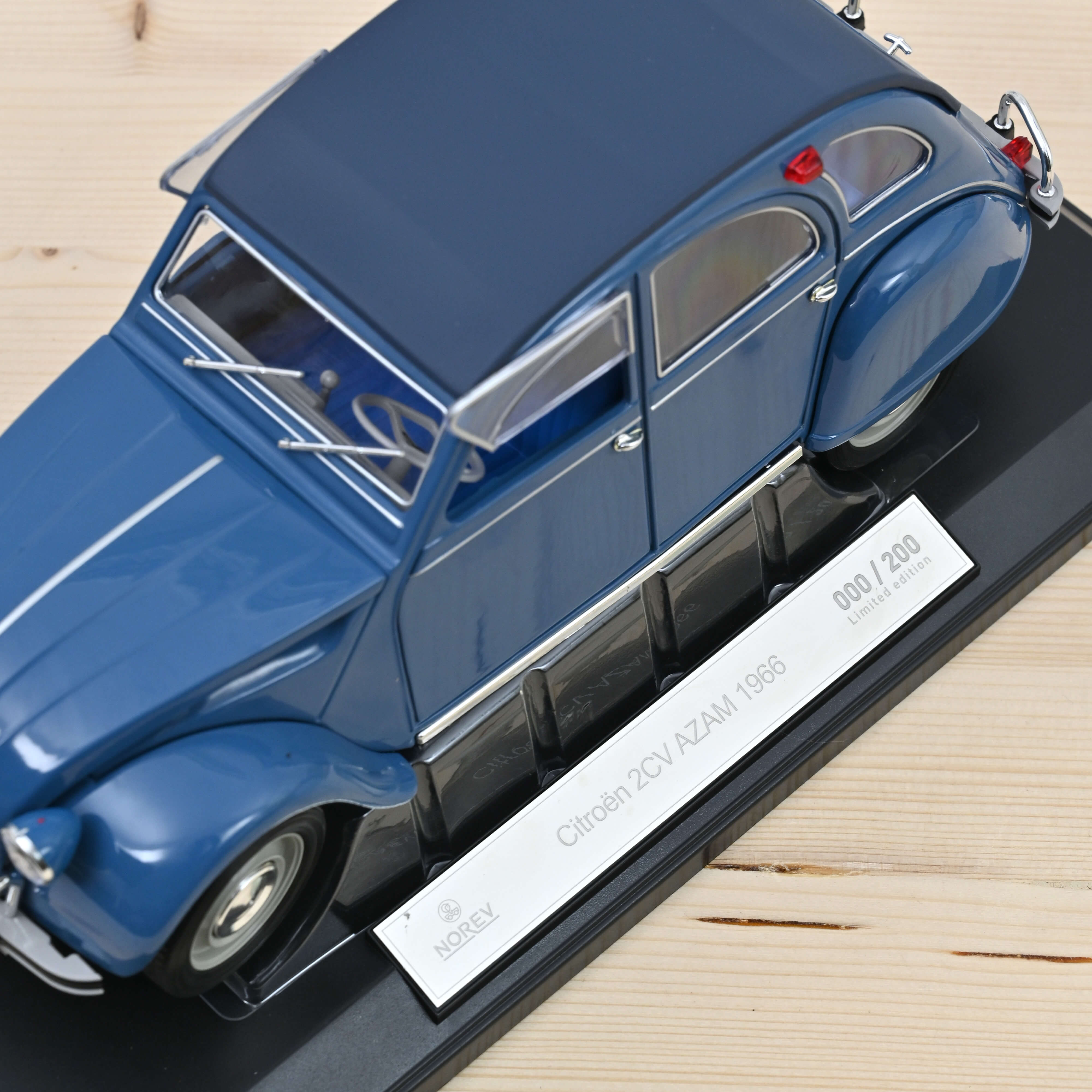 Citroën 2CV AZAM 1966 Bleu Cyclades 1/17 - 200pcs