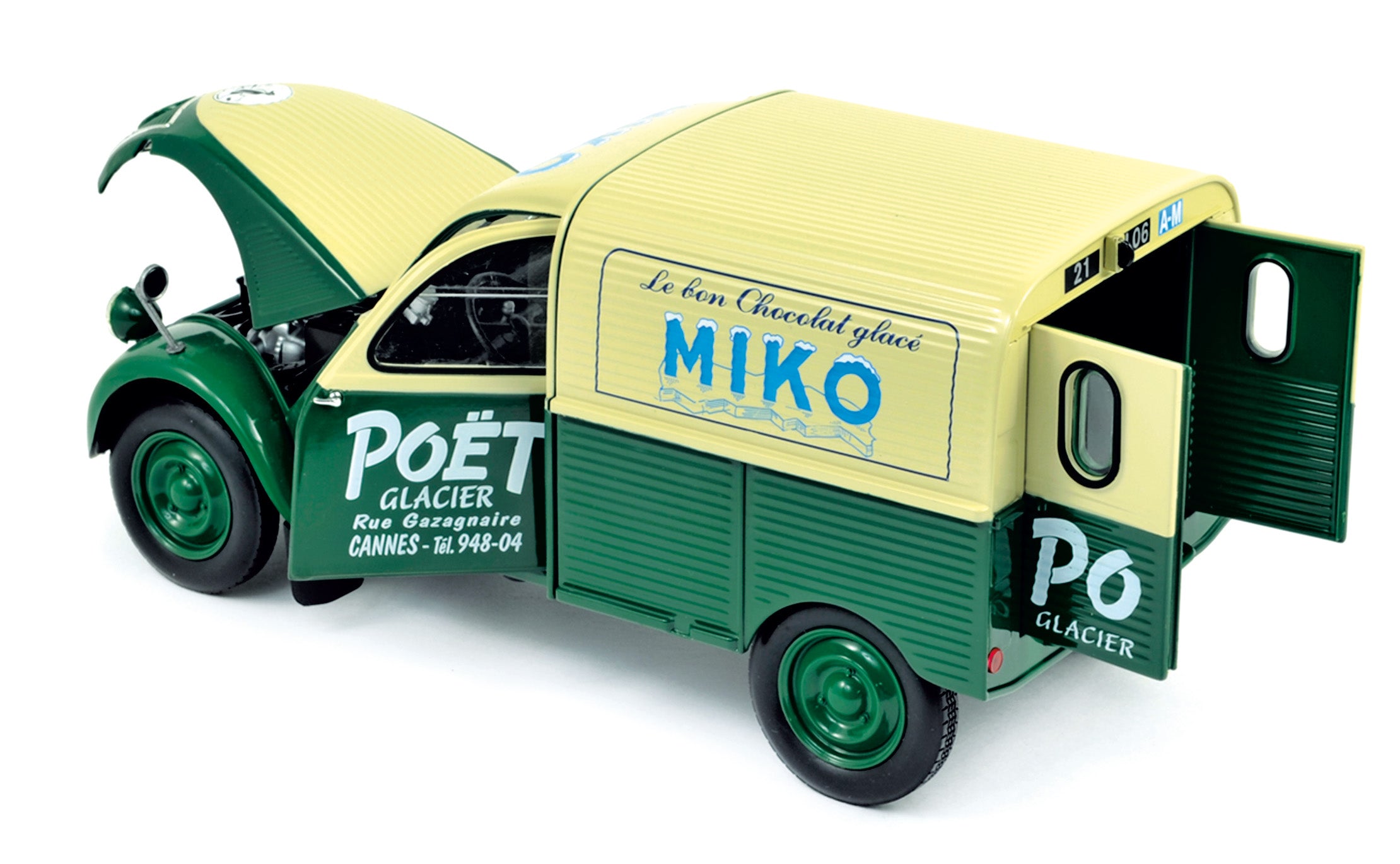 NOREV 1/18 2CV Citroen Fourgonnette Miko Poet Glacier Ref 181511 EUR 80 NOREV 1/18 2CV Citroen Fourgonnette Miko Poet Glacier Ref 181511 EUR 80