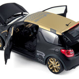 Citroën DS3 Racing 2013 Schwarz Matt&Gold 1:18