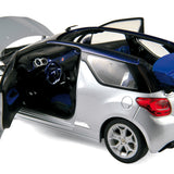 Citroën DS3 Cabrio 2013 Aluminium Grau&Infini Blau 1:18