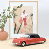 Citroën DS 19 Cabrio 1961 Corail Rot 1:18