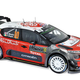 Citroën C3 WRC 2018 Rally Monte-Carlo 10 K.Meeke/P.Nagle 1:18