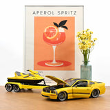 Mustang + Parotech Jet Ski Yellow CESAM 1:18