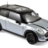 Mini Cooper S 2015 Weiß Silber Metallic&Schwarz 1:18