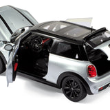 Mini Cooper S 2015 Weiß Silber Metallic&Schwarz 1:18