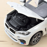 BMW X6 M 2015 White w/stripes 1:18 - 200pcs