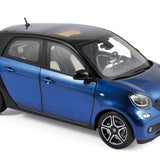 Smart Forfour 2015 Noir&Bleu 1/18