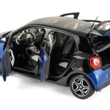 Smart Forfour 2015 Noir&Bleu 1/18