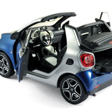 Smart Fortwo cabrio 2015 Blue/Silver 1:18