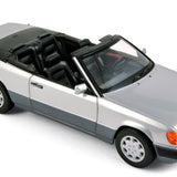 Mercedes-Benz 300 CE-24 Cabriolet 1990 Silbermetallic 1:18