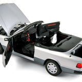 Mercedes-Benz 300 CE-24 Cabriolet 1990 Silbermetallic 1:18