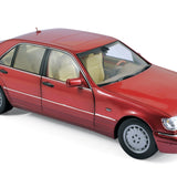 Mercedes-Benz S500 1997 Rotmetallic 1:18