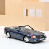 Mercedes-Benz 500 SL 1989 Blue metallic 1:18