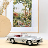 Mercedes-Benz 300 SL Roadster 1957 Silber 1:18