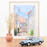 Mercedes-Benz 230 E 1990 Hellblau metallic 1:18