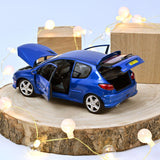 Peugeot 206 RC 2003 Recif Blue 1:18