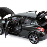 Peugeot 208 GTi 2013 Perla Nera Black 1:18