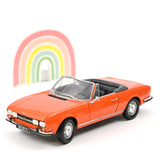 Peugeot 504 Convertible 1970 Capucine Orange 1:18