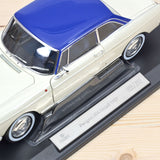 Peugeot 404 Coupe 1967 Cream and Blue 1:18 - 200pcs