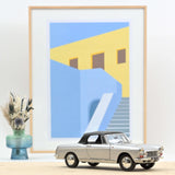 Peugeot 404 Convertible 1967 Silver 1:18