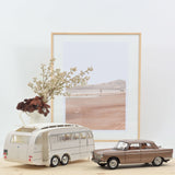 Peugeot 404 1965 Brown metallic with Caravan Hénon 1:18