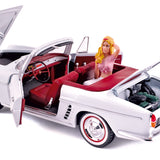 Renault Floride 1958 White with B. Bardot figure 1:18