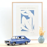 Renault 12 Gordini 1971 Blau-de-Frankreich Blau 1:18