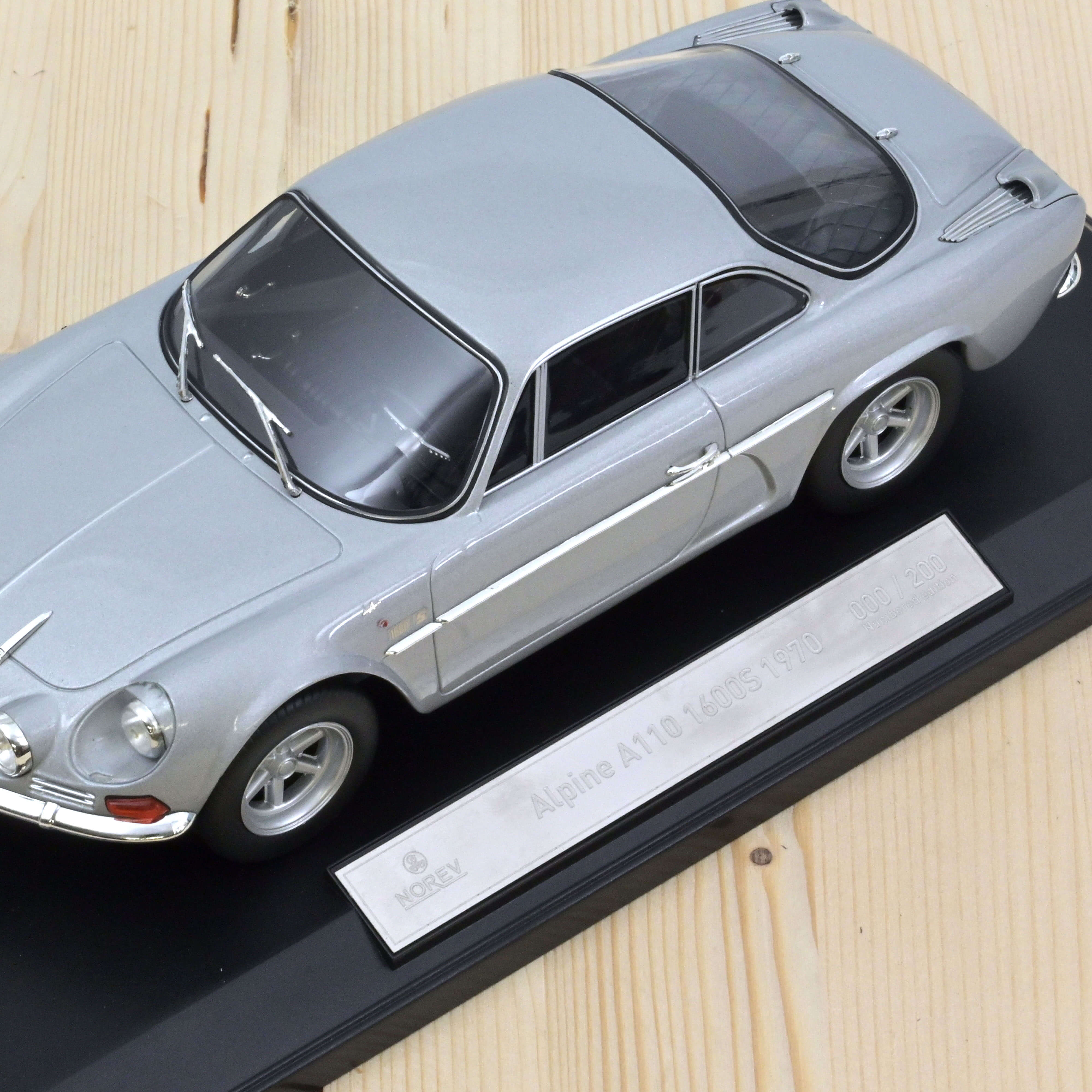 Alpine A110 1600S 1970 Silber 1:18 MwSt. - 200Stk.