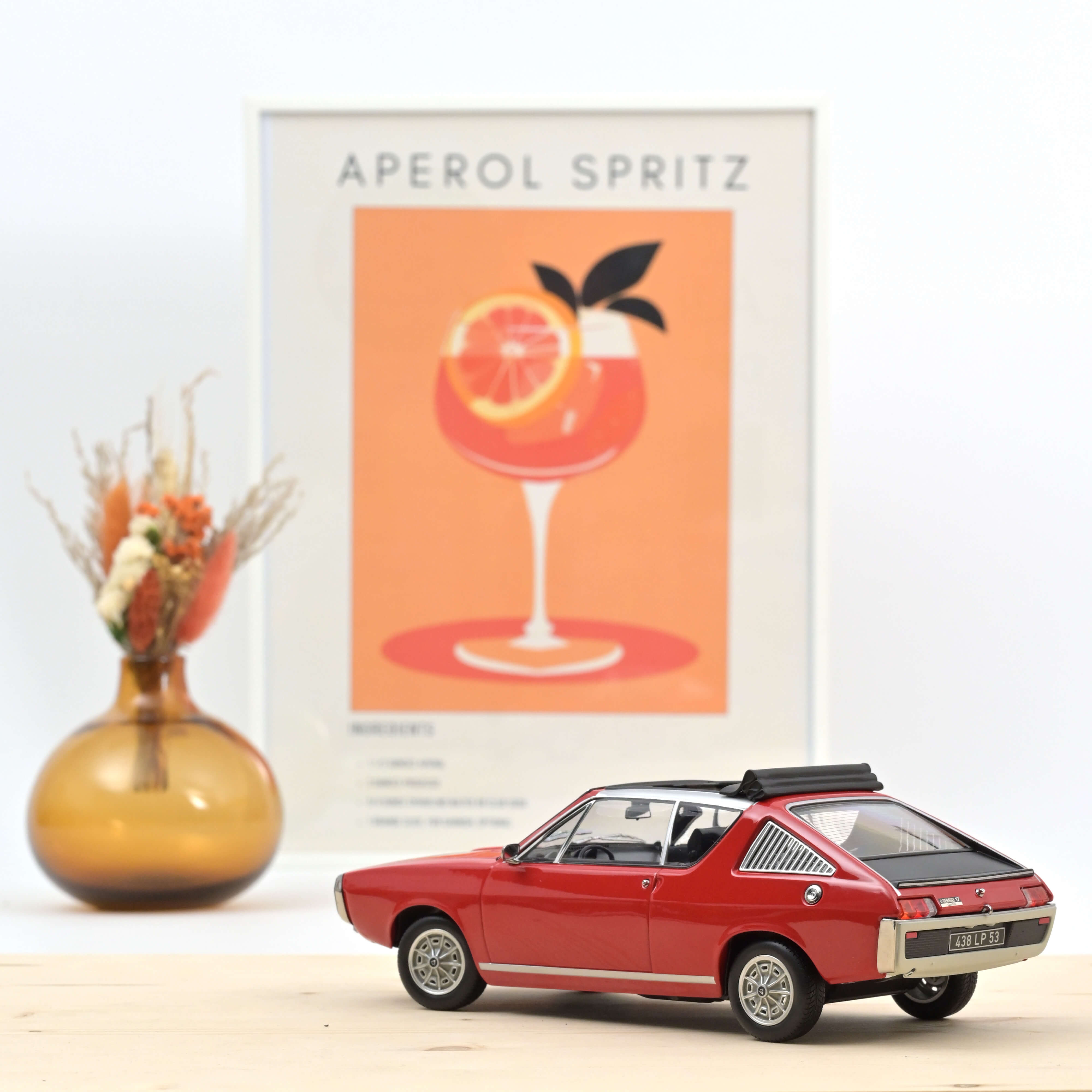 Renault 17 Gordini Découvrable 1975 Rot 1:18