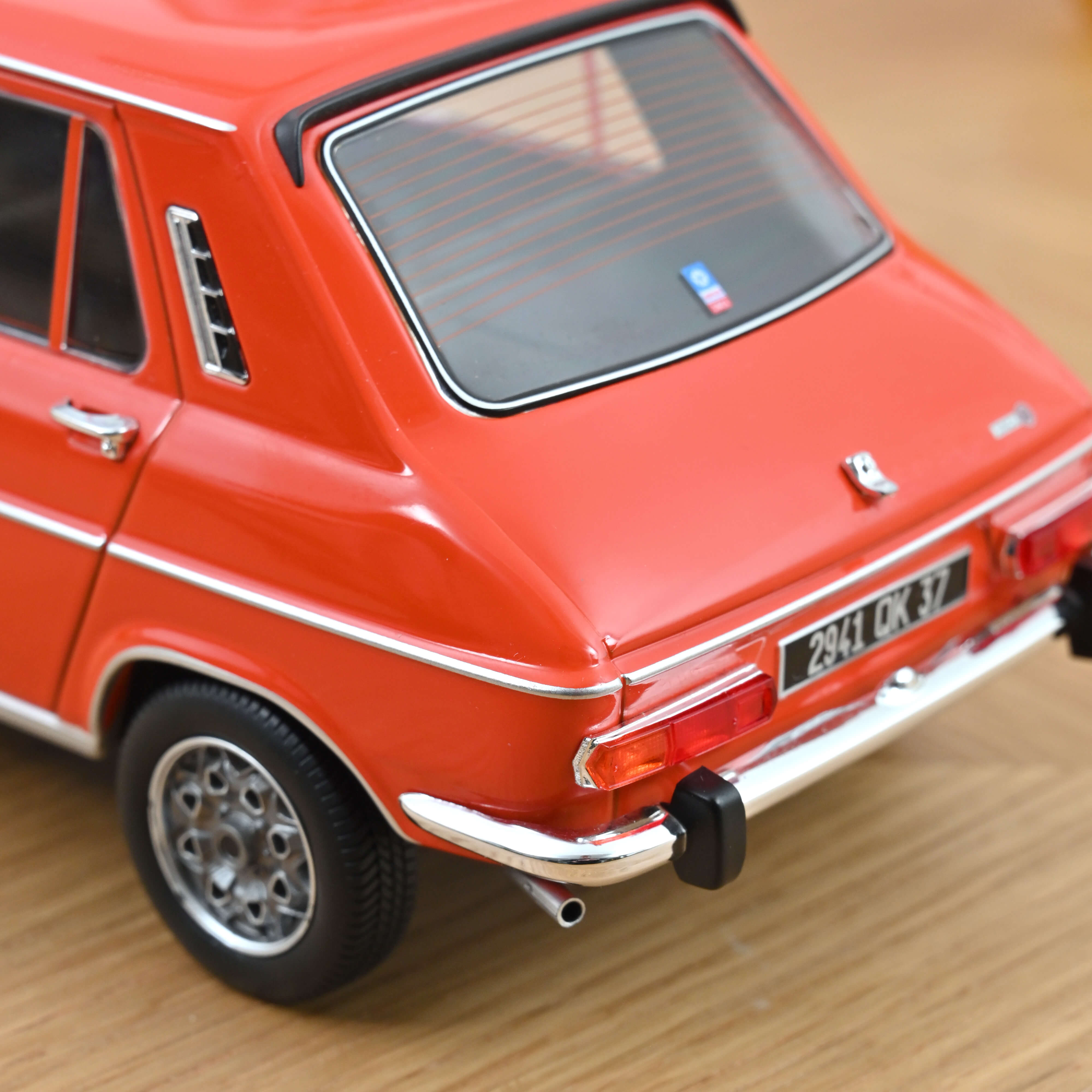 Simca 1100 TI 1974 Sumatra Red 1:18