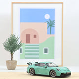 Porsche 911 GT3 2021 Vert menthe 1/18 - 400pcs