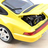 Porsche 911 Carrera 2 1992 Yellow 1:18