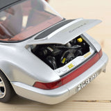 Porsche 911 Carrera 4 Targa 1991 Argent Polaire Métallisé 1/18