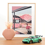 Porsche 911 GT3 RS 2022 Mint Green 1:18