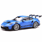 Porsche 911 GT3 RS mit Weissach-Paket 2022 Haifischblau 1:18