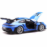 Porsche 911 GT3 RS mit Weissach-Paket 2022 Haifischblau 1:18