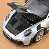 Porsche 911 GT3 RS w/Weissach pack 2022 GT Silvermetallic 1:18