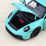 Porsche 911 GT3 2021 Mint with black wheels 1:18