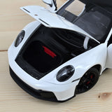 Porsche 911 GT3 2021 White with black roof 1:18