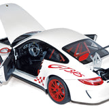 Porsche 911 GT3 RS 2010 White with Red deco 1:18